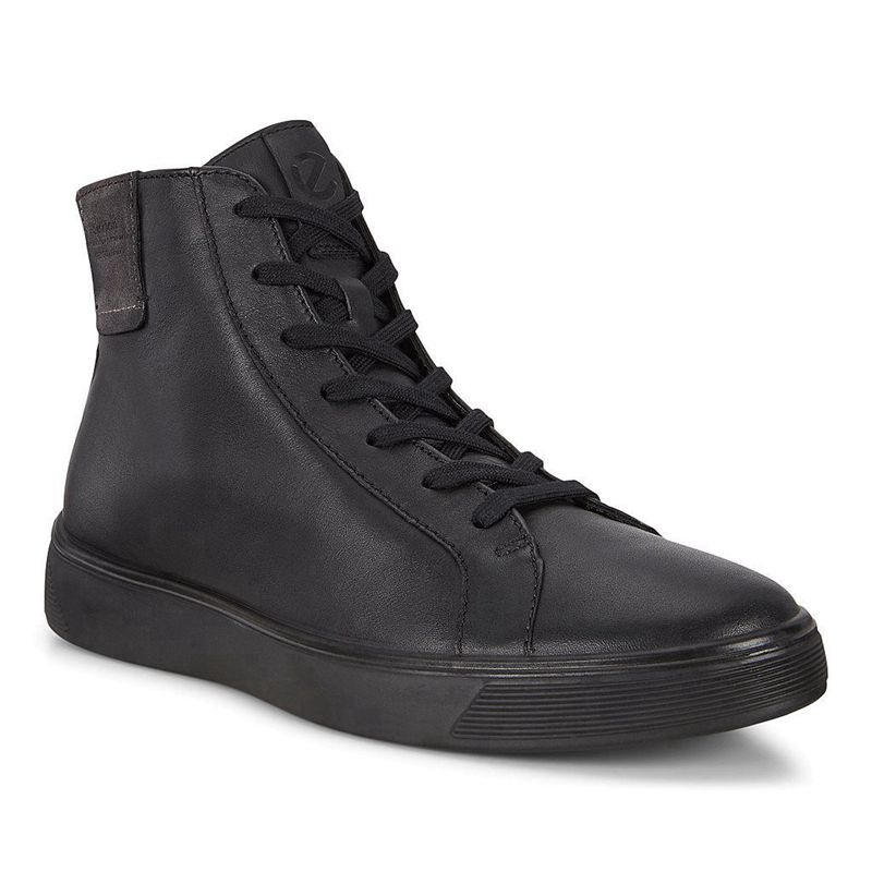 Botas Ecco Street Tray Para Hombre,Negras,439167-XVY